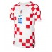 Kroatien Luka Modric #10 Replika Hemma matchkläder VM 2022 Korta ärmar